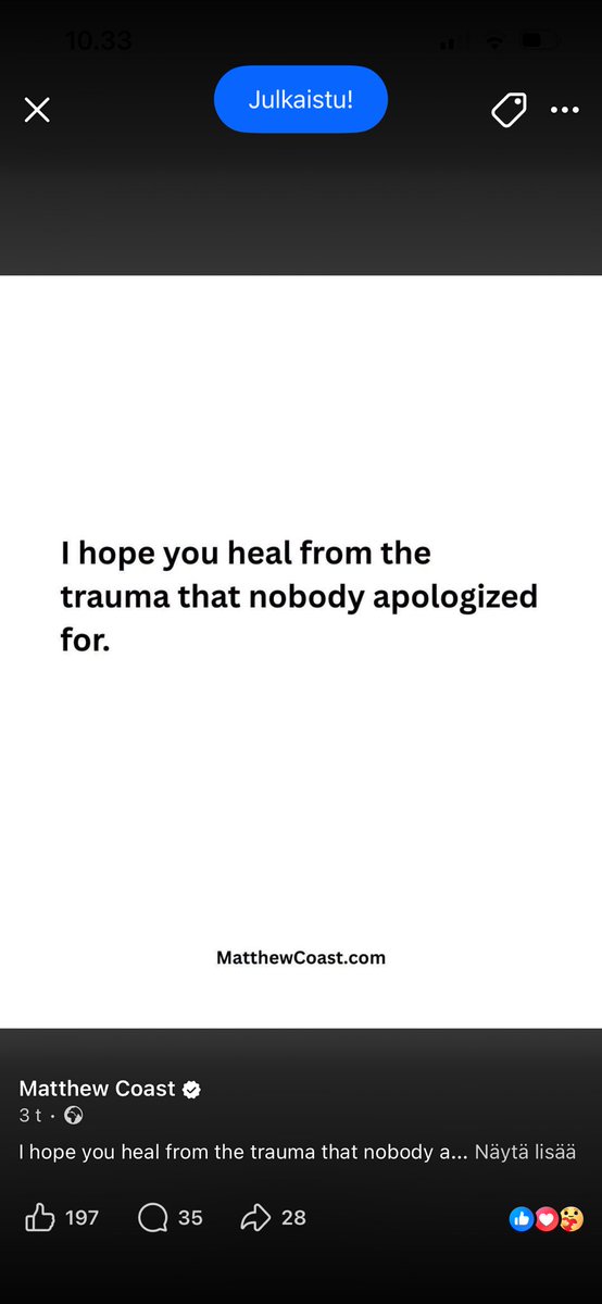 ninamblom's tweet photo. So: if someone imagines that I have a trauma in to violate my gestures, I have trauma? 😂
Liars, liars, liars.
#vammaisenergiaa #retardenergy
#coercivecontrol #abuse #theves #liars #assault #stalkers #violance #jalustin #triangle #torvi #bing #pattern #kuvio #abnormal #vicious https://t.co/0sxO75hGhm