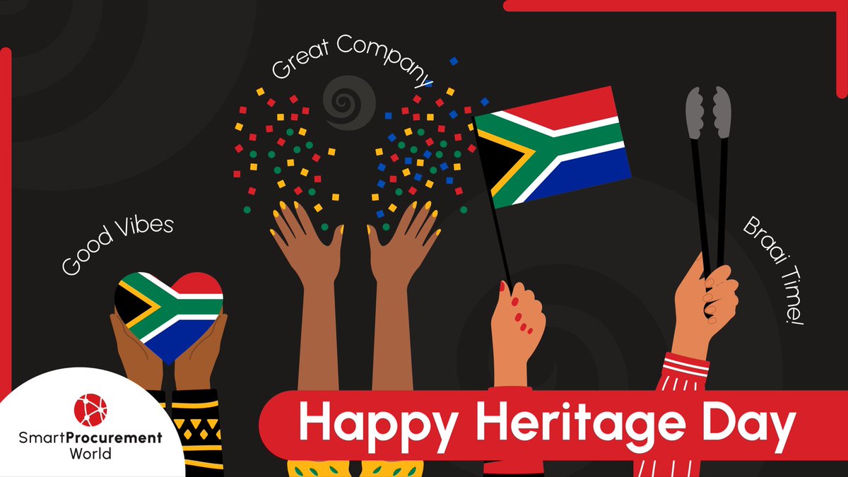 SmartProcure's tweet photo. Today we celebrate South Africa’s rich heritage, diverse cultures and traditions that bring us together. 🇿🇦 From family time and a good old braai to simply soaking up the good vibes, let’s celebrate what makes Mzansi unique. Happy Heritage Day! #HeritageDay #HeritageDay2026 https://t.co/oKpzmEA2dA