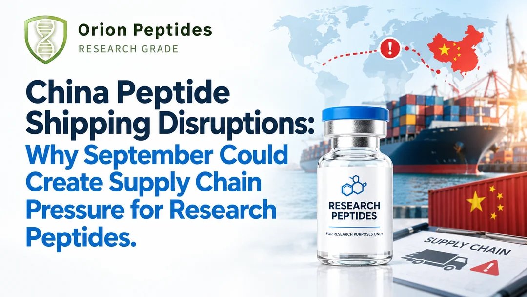 LumaBioLabne's tweet photo. China Peptide Shipping Disruptions: Why September Could Create Supply Chain Pressure for Research Peptides https://t.co/hDrsmB4zee