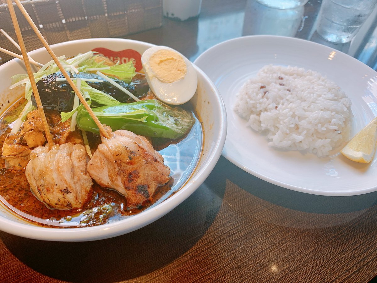 Meshi_to_Disney's tweet photo. 食欲の秋!スープカレー!うまし😋
#suage #スープカレー #札幌スープカレー https://t.co/YQhOaH4lxm