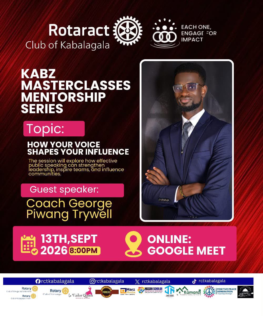 lifethatmatter's tweet photo. Your voice shapes your influence.

I’m excited to speak with the Rotaract club of kabalagala on “How Your Voice Shapes Your Influence” this 12th September at 8PM.

Thank you for the invitation. It’s going to be a powerful session! 🔥

#PublicSpeaking #Leadership #Communication https://t.co/BHqOlIe853