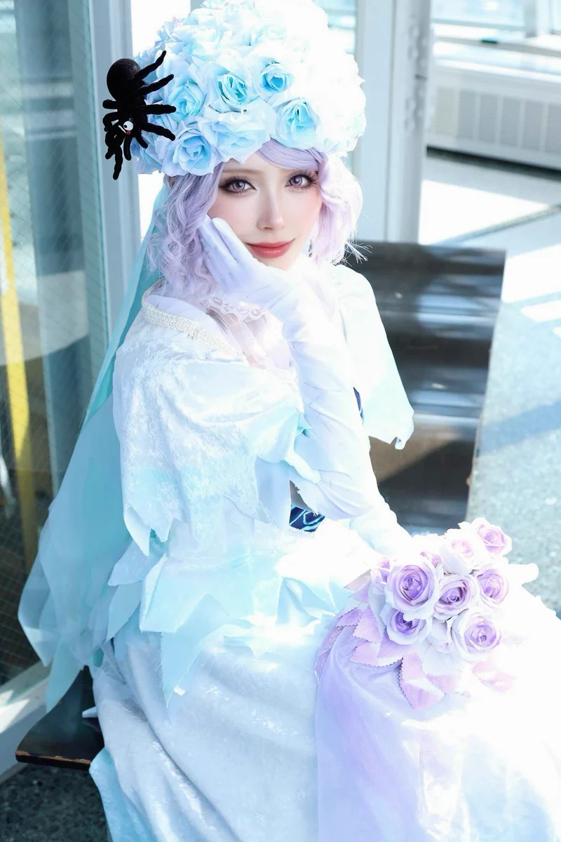 ゆき様　　dハロ スプーキーboo 花嫁ダンサー　衣装　仮装　ウィッグ　花束 ゆき on X: 