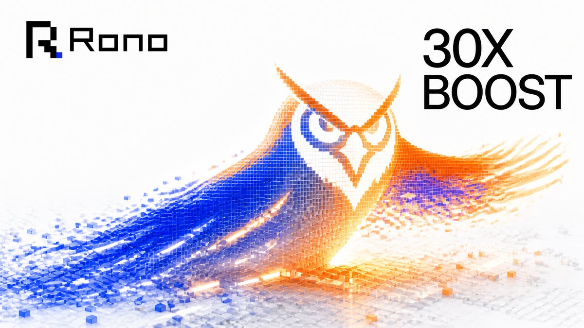 ronolaunch's tweet photo. 30X Boost is active. $Rono, easier to find. https://t.co/KIeSKcDwDi