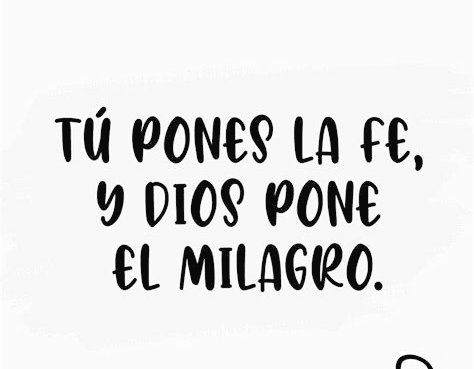 Bibliaenlinea's tweet photo. Tú pones la fe, y Dios pone el milagro. https://t.co/evzWidgUvk
