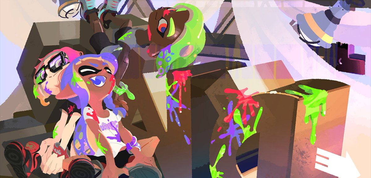 SwitchySh4rky's tweet photo. GRAND FESTIVAL IS OFFICIALLY 2 YEARS OLD TODAY!! 😭🐙🦑 https://t.co/TOs3w1nLMv