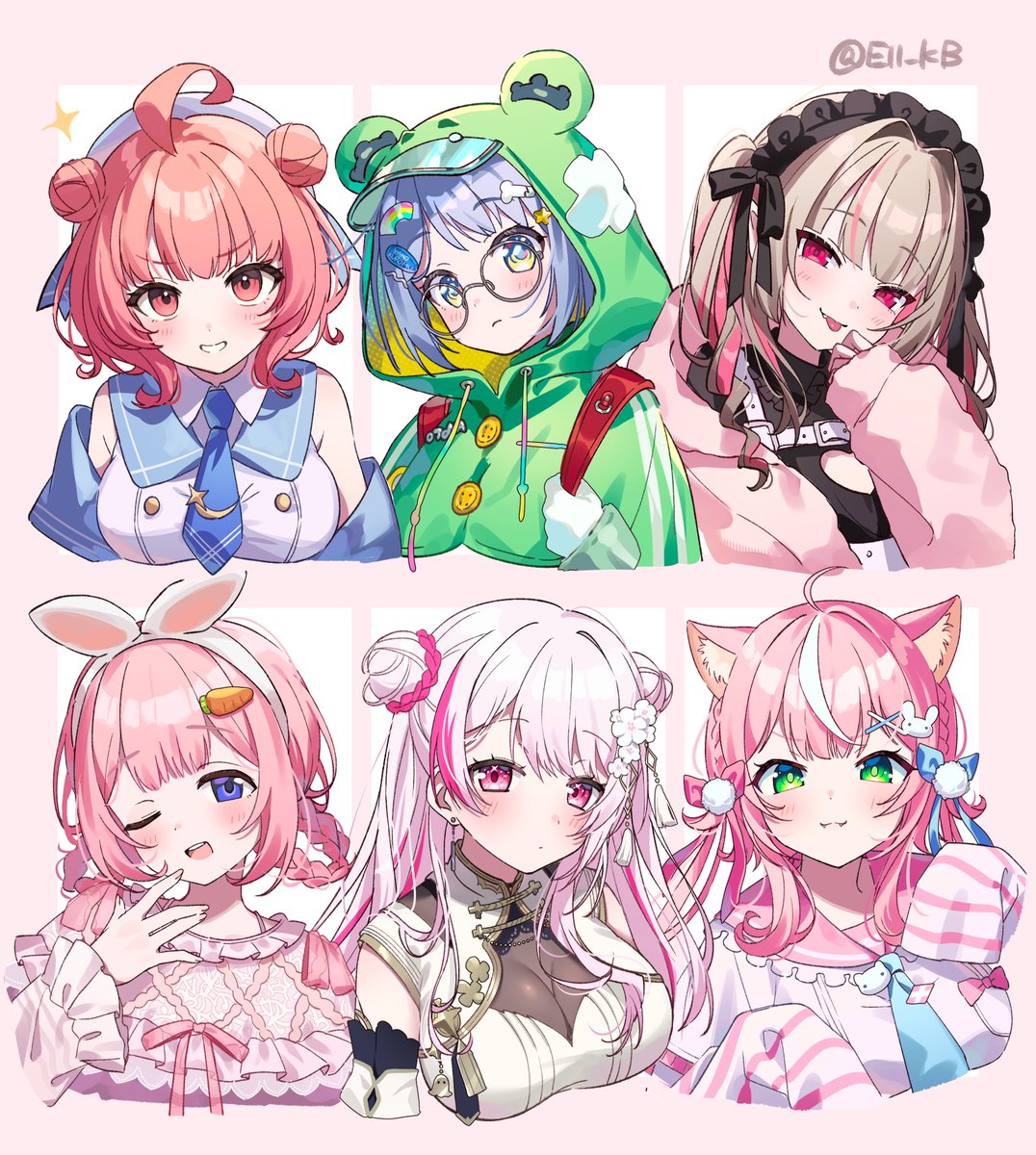 E11_KB's tweet photo. 好きな女性Vの方たち https://t.co/WuGoYzDFyC