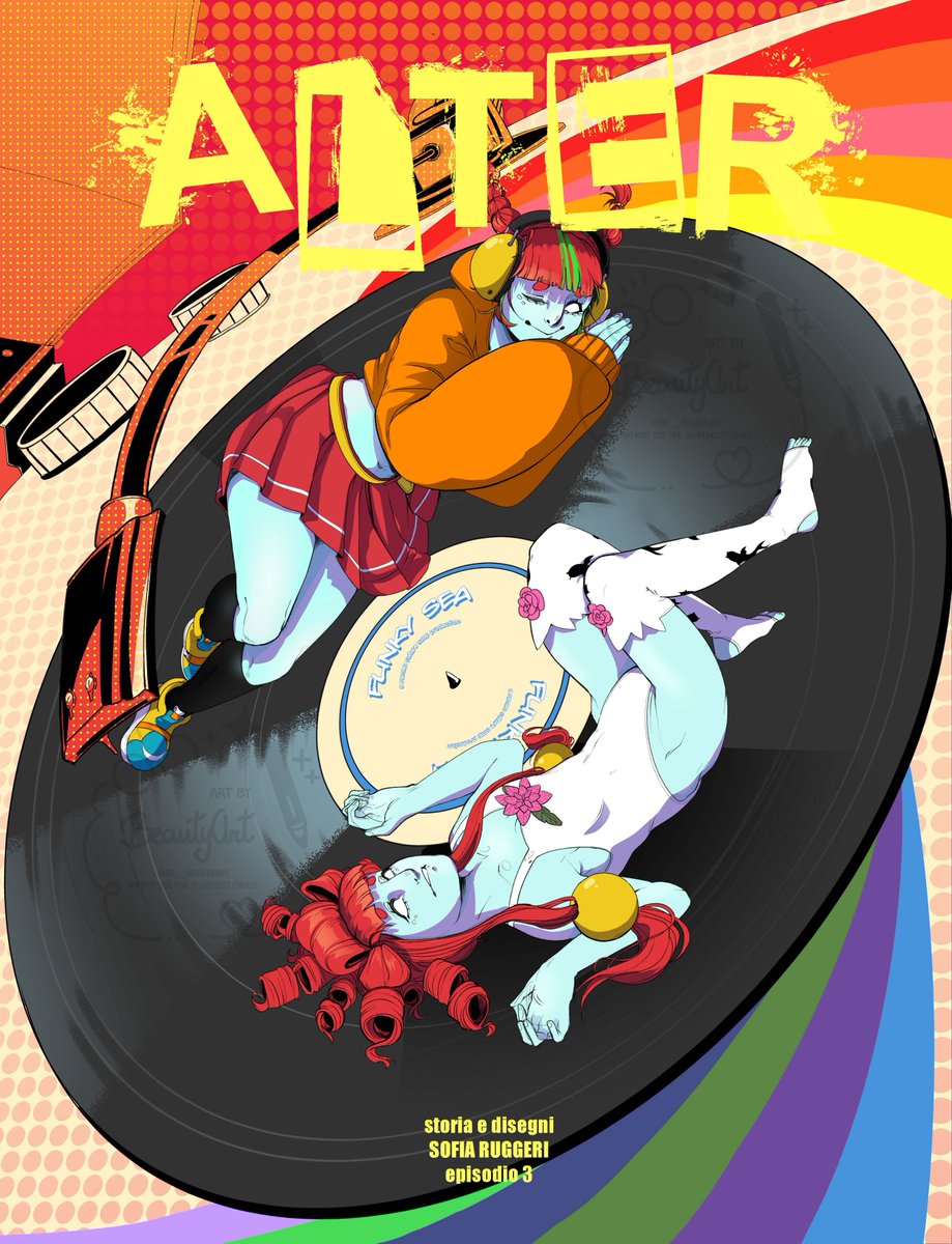 _BeautyArt's tweet photo. Today is my birthday 🎂 I wanted to share the cover arts I did for my comic which is being publishing here in Italy. 
#oc #comicbook https://t.co/13GoTR5t0v