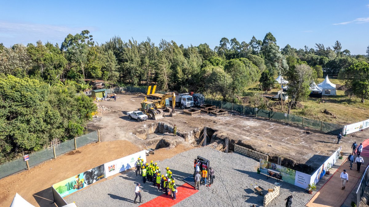 WilliamsRuto's tweet photo. The construction of Chebunyo Amsons Mother and Baby Hospital in Bomet County, which we launched today, marks an important milestone in our efforts to reduce preventable maternal and newborn deaths in the country. https://t.co/f4enrTBvtZ