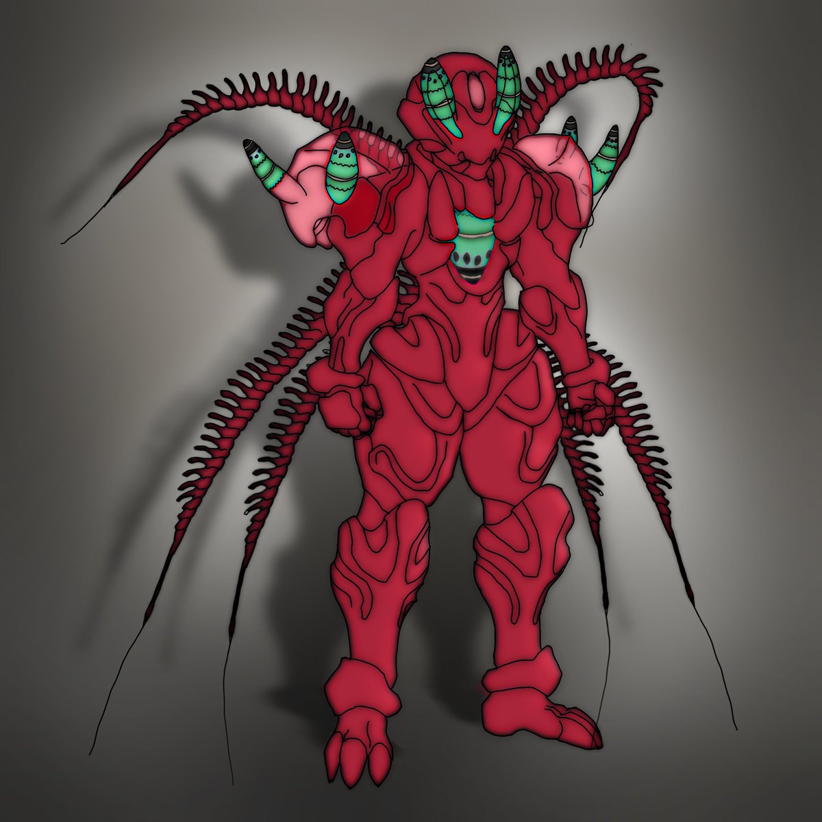 hunyao000's tweet photo. #イラスト #オリジナルキャラ
 深海生物モチーフ https://t.co/LKOTV2pnqk