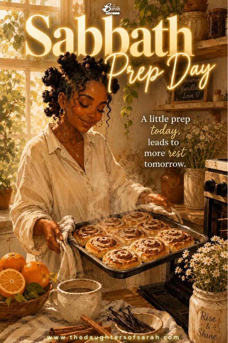 DOS_IUIC's tweet photo. The work we put in today makes room for the rest we’re commanded to enjoy tomorrow. 🤎✨

Prep with purpose, Happy Prep Day!

#PrepDay #Sabbath #Preparation #DayOfRest https://t.co/tmSmm8OBwO