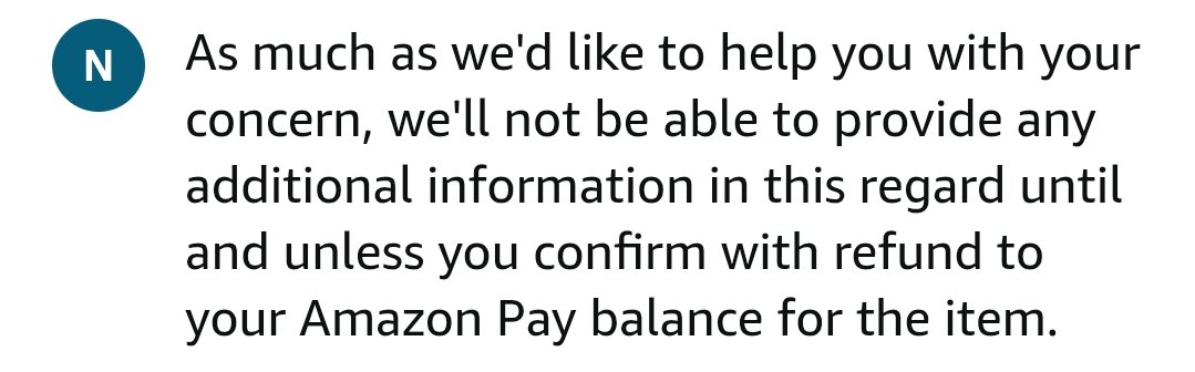 shubh_brahat's tweet photo. @AmazonHelp @amazonIN Again got the same answer. 

You will, not getting the service and wait for 12 hours. https://t.co/YKVuP74ELv
