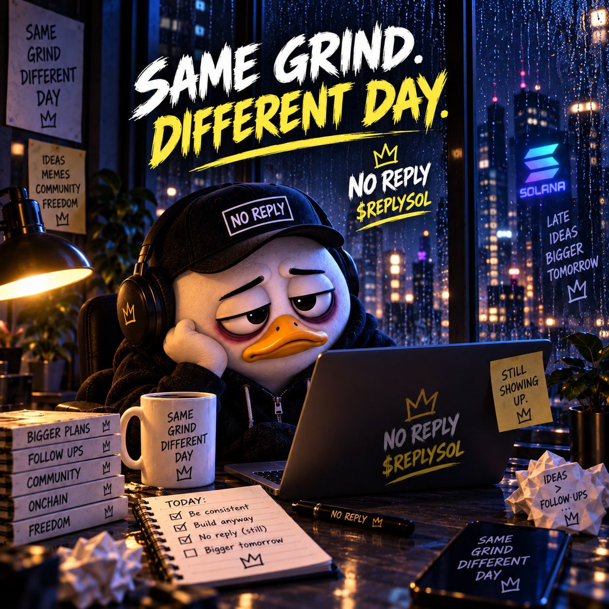 NoReplySOL's tweet photo. @miladydegens respect the wins. 

if you're still clicking, $REPLY might be the next one — solana, fair launch.

JOIN TG COMMUNITY:  https://t.co/tHNXrLnfq9 https://t.co/9XFFMZVNxZ