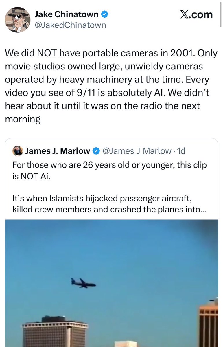 BSmithBenS's tweet photo. “We did not have portable cameras in 2001” 🥴

IQ of a wilted turnip. https://t.co/cBql3BfEvf