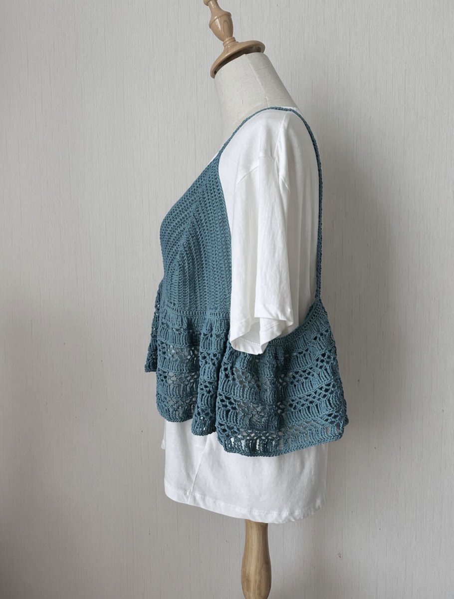 kiso_bluedrop's tweet photo. minneにて、販売開始しました！

三角ビスチェ #minne
https://t.co/R5qHklvScc

#ハンドメイド
#編み物
#ハンドメイド好きさんと繋がりたい
#ハンドメイド雑貨
#ハンドメイド作品
#minne https://t.co/fMfNjRYWtO