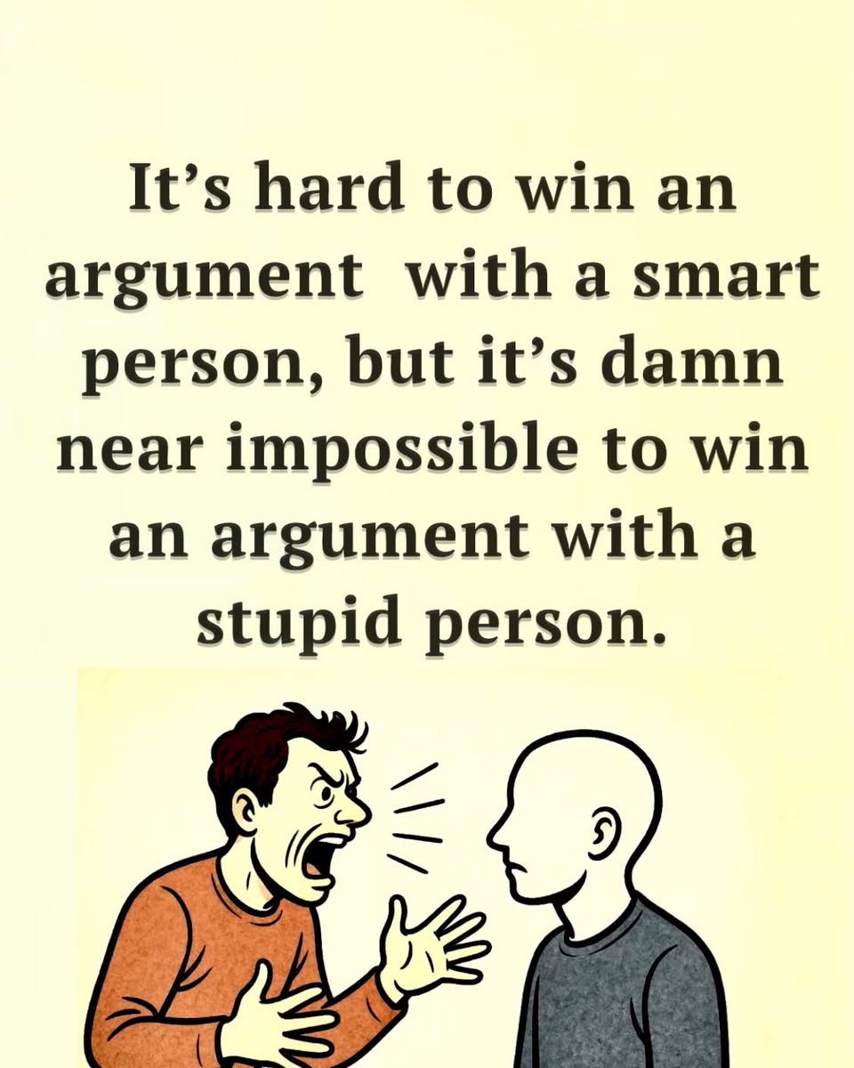 ManieGuerrplno's tweet photo. Ever tried explaining logic to a wall? Arguing with intelligence requires solid facts, but arguing with stubbornness is an endless loop. Sometimes the best move isn’t having the last word—it’s saving your energy, breathing deeply, and letting go. https://t.co/UZQu5Q6gXc