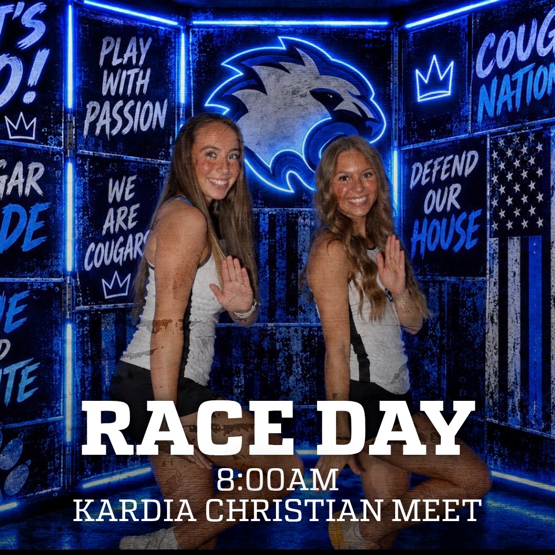 cougars_ccs's tweet photo. Join your Cougars at Kardia Christian for Race day this morning. HS Boys at 8:00 am, HS Girls at 8:30 am. Go Cougs!

One Way, One Heart, For Hiim https://t.co/vKReI1qlbR
