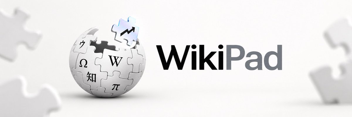 WikiPadFamily's tweet photo. Wikipedia has millions of pages

We just brought that entire knowledge economy onchain

Every page can become its own knowledge pair

$WIKIPAD is the knowledge index powering it all. https://t.co/YJ4phvF2HG
