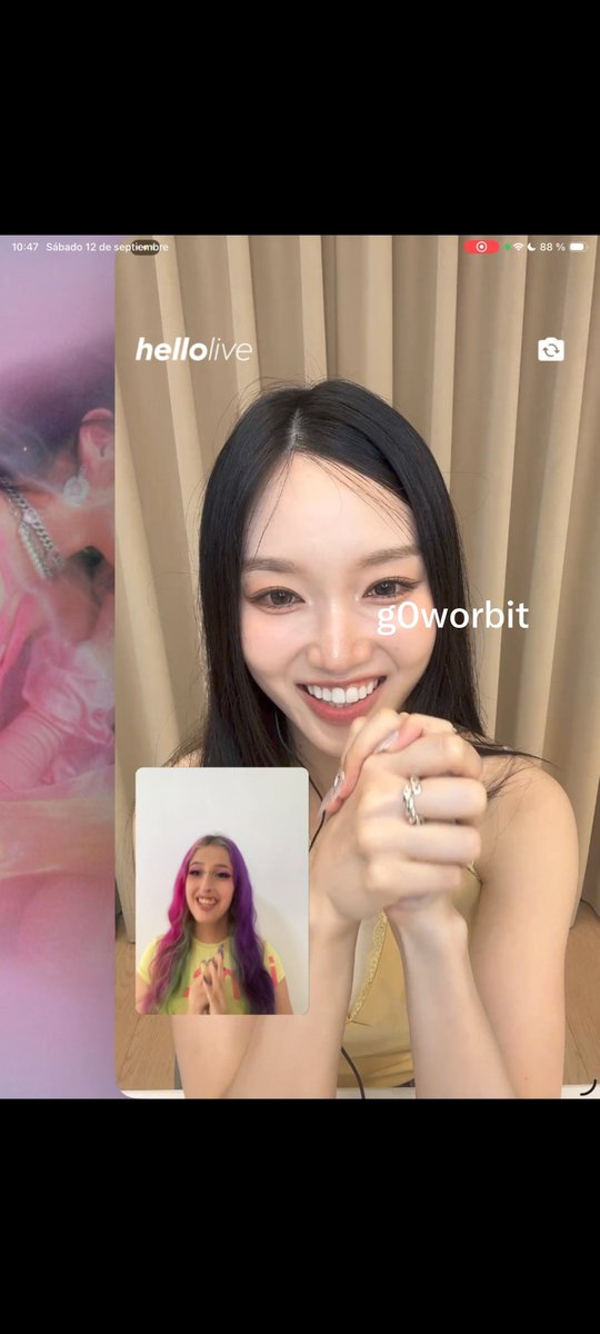 g0worbit's tweet photo. [20260912] videocall with gowon ︎︎♡ https://t.co/cYQ4nA9K6S