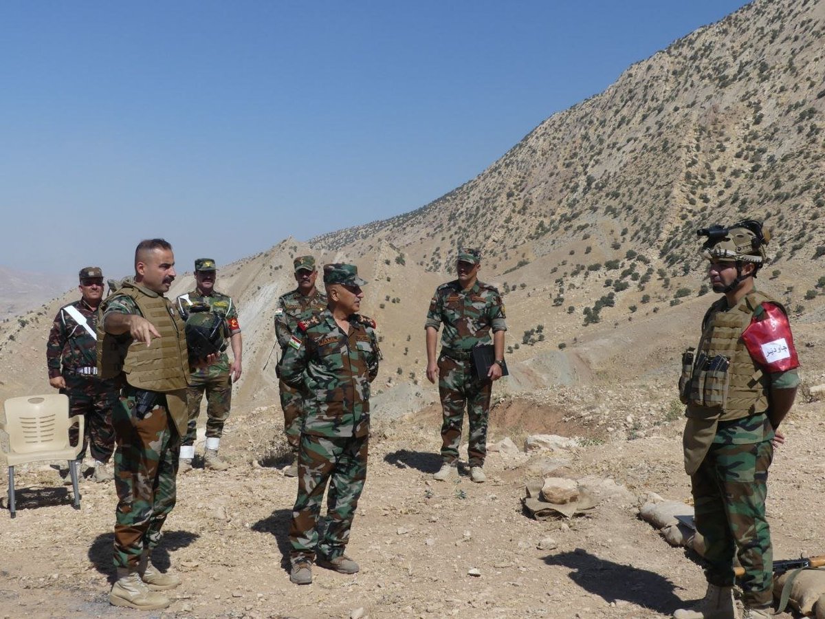 AreaCommad2's tweet photo. The Anti-Tank Battalion of the 2nd Infantry Division conducted an intensive practical military exercise at a firing range on Sept. 10, 2026, as part of ongoing efforts to enhance the combat readiness and capabilities of the Kurdistan Peshmerga forces.

The exercise focused on practical training with AK-47 rifles, PK machine guns and RPGs, aimed at improving weapons proficiency, marksmanship, speed in executing assigned tasks and combat readiness. Participants demonstrated a high level of military proficiency throughout the training.

The exercise was conducted in the presence of Staff Brig. Gen. Jamil Muhammad Rashid, Chief of Staff of the 2nd Division, along with department heads and officers. Such exercises contribute to developing the Peshmerga's capabilities and enhancing their operational effectiveness.