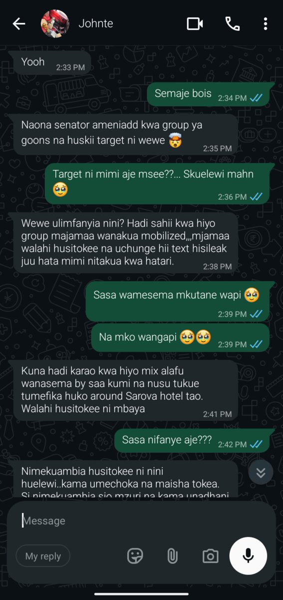 kijanaml's tweet photo. It's getting serious. Mambo inazidi kuchemuka aisee 🥲💀 https://t.co/QVFU1owbJa