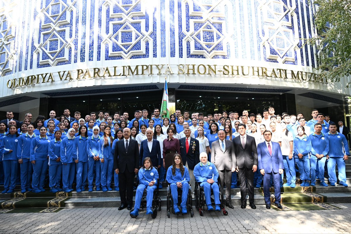 OtabekUmarov77's tweet photo. Today was a special day for our team as we gathered to wish the Uzbekistan delegation success ahead of the Aichi-Nagoya 2026 Asian and Asian Para Games.

One of the most important moments of the ceremony was the presentation of our national flag to the delegation by the Prime Minister of the Republic of Uzbekistan.

This year, almost 400 athletes will represent Uzbekistan in 42 sports at the Asian Games. Another 153 athletes will compete at the Asian Para Games.

We are going to Japan with a large and ambitious team. For some of our athletes, these Games will be their first experience at this level. For many others, Aichi-Nagoya will be an important test on the road to Los Angeles 2028.

I wish our athletes confidence, strength and good luck. You have worked hard to earn the right to represent Uzbekistan.

We are proud of you and we believe in you.

Good luck, Team Uzbekistan!