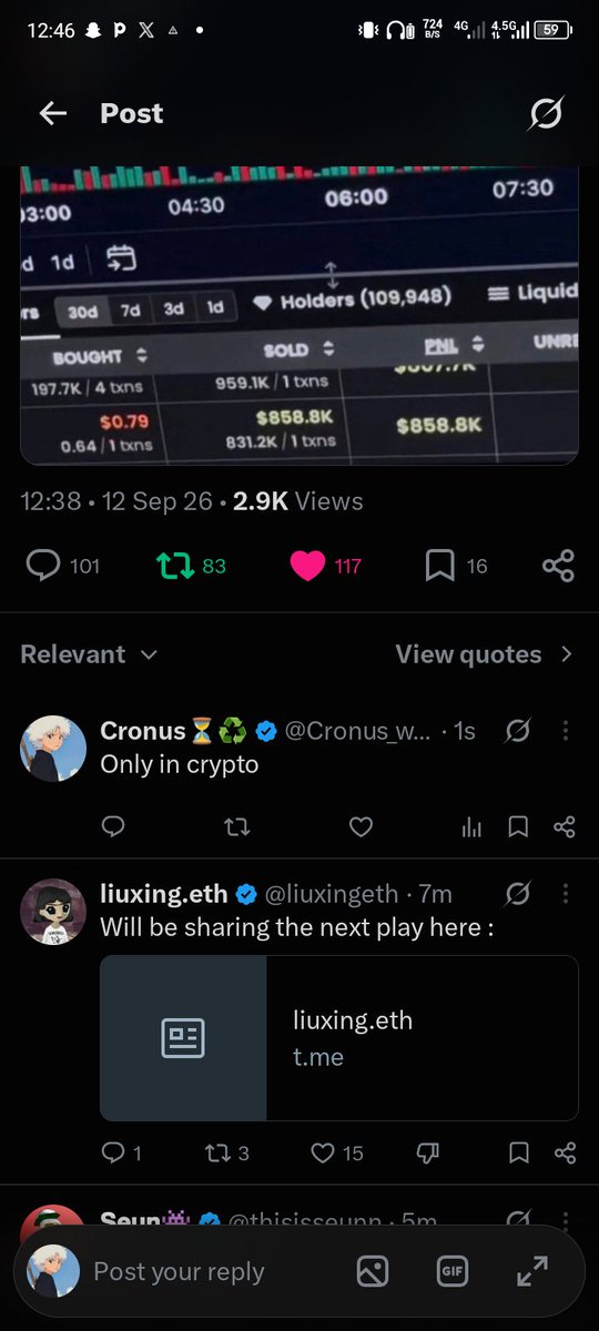 Cronus_wave's tweet photo. @garnachoszn17 Manifesting a win from you king 

2VL4pykgHWTqSUJEVEDEdx9R9kFNxLN9z8Xb4Yo2hciB https://t.co/UFhrqhbtVH