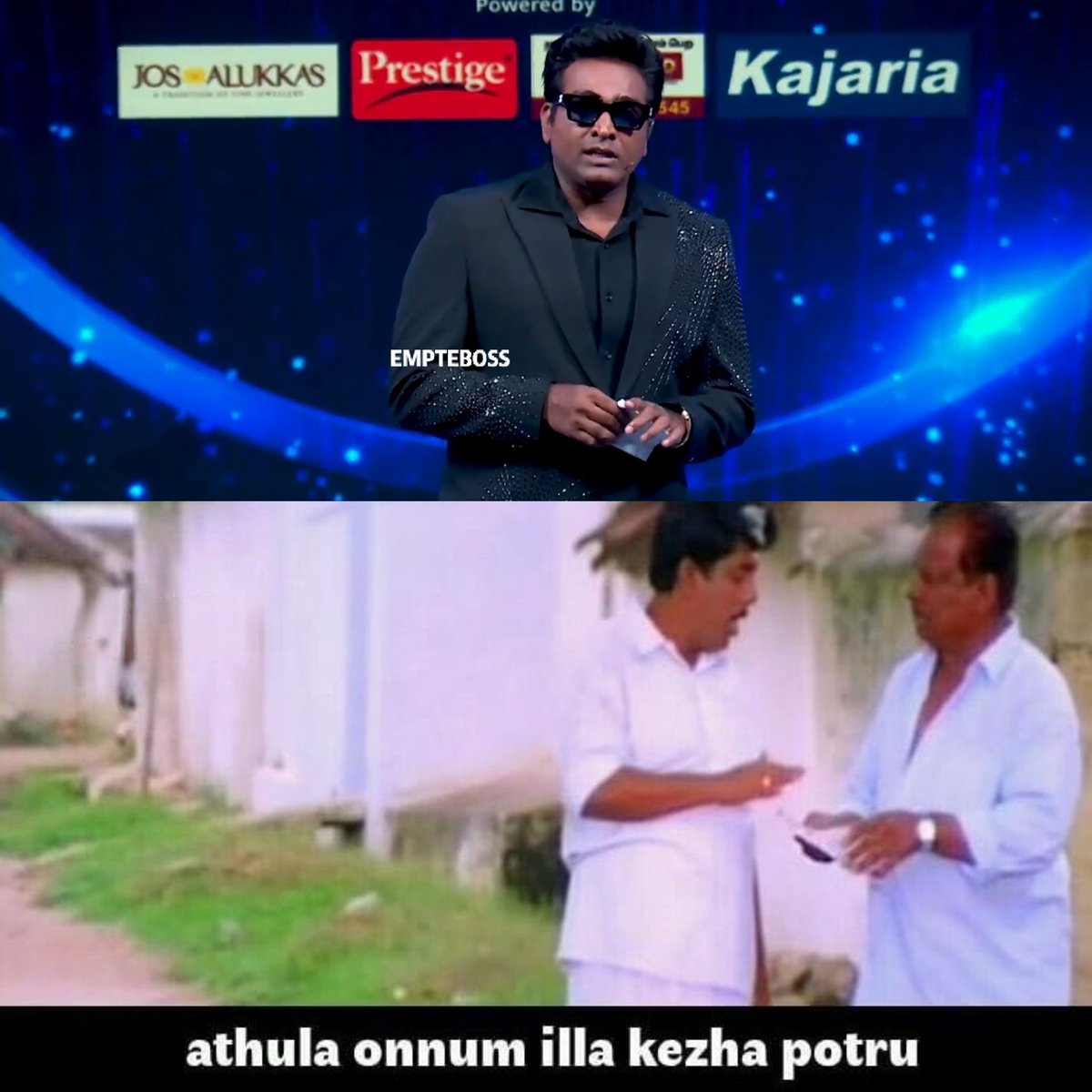 EmpteBoss's tweet photo. Saturday's Episode be like: 👇🏻

#BiggBossTamil10 #BiggBoss #EmpteBoss https://t.co/fzV3hlLFdd