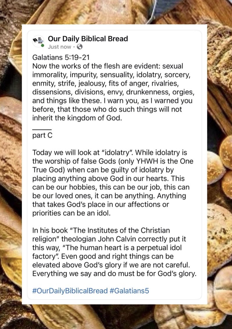 BiblicalBread's tweet photo. #OurDailyBiblicalBread #Galatians5 https://t.co/UNfWz298Sa
