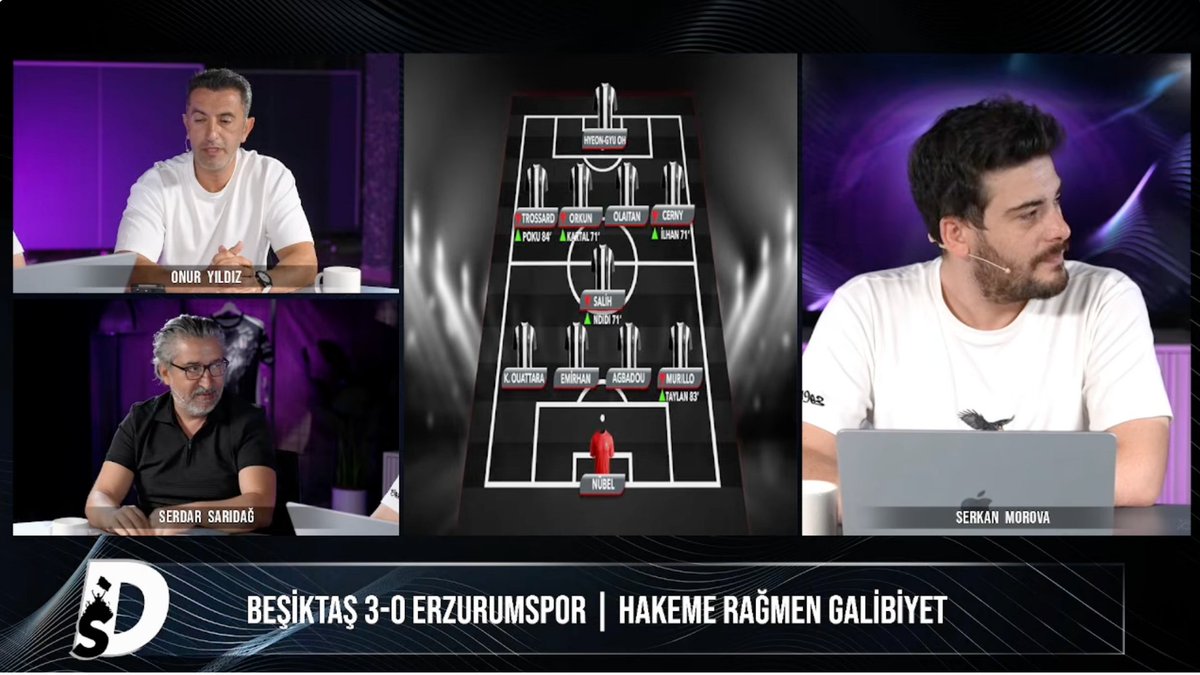 DesibelSport's tweet photo. 🚨 YAYIN DEVAM EDİYOR!

Beşiktaş’ın Erzurumspor galibiyetini ve maçın hakem yönetimini masaya yatırıyoruz.

🎙️ @onuryildiztv &amp; @sekmorova &amp; @serdarsaridag

🔗 https://t.co/1F9aeHipJm https://t.co/D1iKGhwBbk