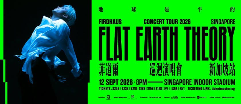 Almyquil's tweet photo. 🎫 WTS  
FIR DHAUS – FLAT EARTH THEORY CONCERT 🇸🇬  
🗓️ 12 September 2026  
📍 Singapore Indoor Stadium  

🎫 VIP  
🎫 Cat 1  
🎫 Cat 2  
Instant transfer  
💌 DM now to inquire 

#FirdhausSG #FlatEarthTheory #Firdhaus #SingaporeConcert #SingaporeEvents #LiveInSingapore #Singapore https://t.co/r0FEFJNndX