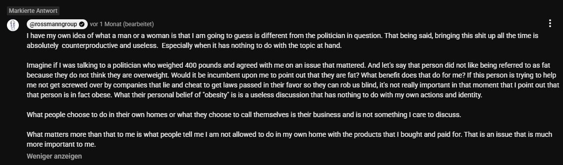 le3eo0o's tweet photo. louis rossmann ist transphob :( https://t.co/6MdpqNONvy