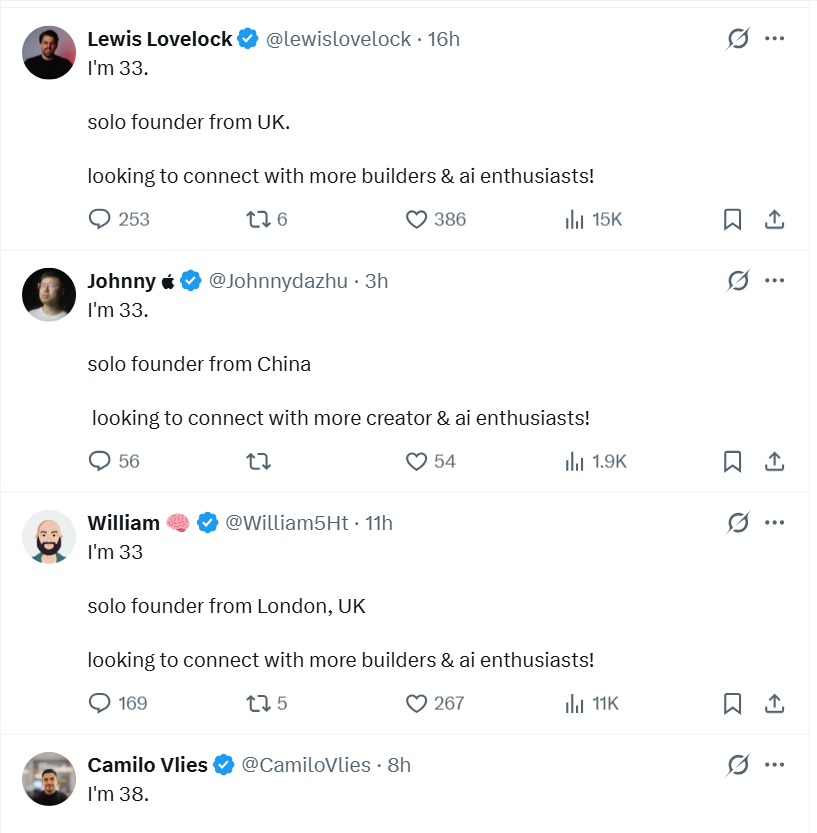 reedbuilds's tweet photo. I'm 23
 solo founder 
looking to connect with more builders &amp; ai enthusiasts!

i am so confused https://t.co/1c3eox4LQj