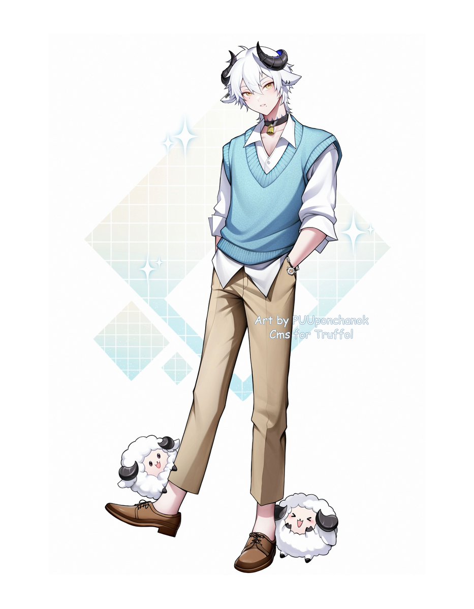 Truffol's tweet photo. 🐏✨🥾🐑🐑🤍🩵
Art by PUUponchanok
Cms for me
#BaabelArt https://t.co/npdE7DCI4o