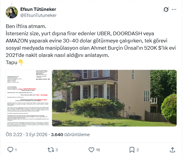 EfsunTutuneker's tweet photo. Aman dert ettiğiniz şeye bakın.
@C_turkyolu abileri Ahmet İdil'e hemen ev ve araba alması için 500 K $ gönderir ve Noter Ahmet'de, Ahmet Bircan Ünsal gibi sosyal medya tetikçiliğine atanır. https://t.co/vYlOmw7F9R