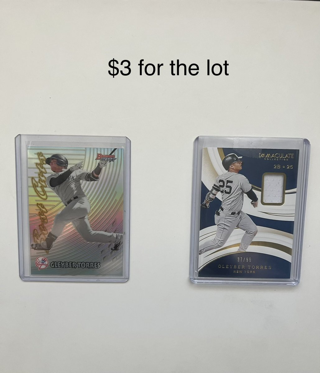 DeCalCards's tweet photo. @84baseballcards @GotdemCards @AiMCollectibles @sports_sell @DHCards10 Prices are shipped pwe https://t.co/5zPjYooTSo