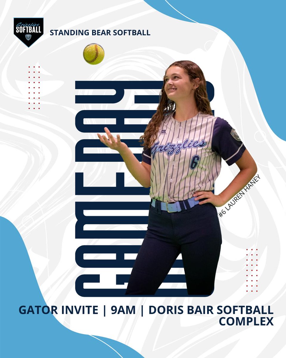 LSBsoftball's tweet photo. It's GAME DAY Grizzlies! Today the Reserve/JV squad will take on the Gator Invite at the Doris Bair Softball Complex. We will take on the Lincoln North Star Navigators in the game at 9AM! #GoGrizzGo #OneTeamOneGoal https://t.co/kI8BPisFl9