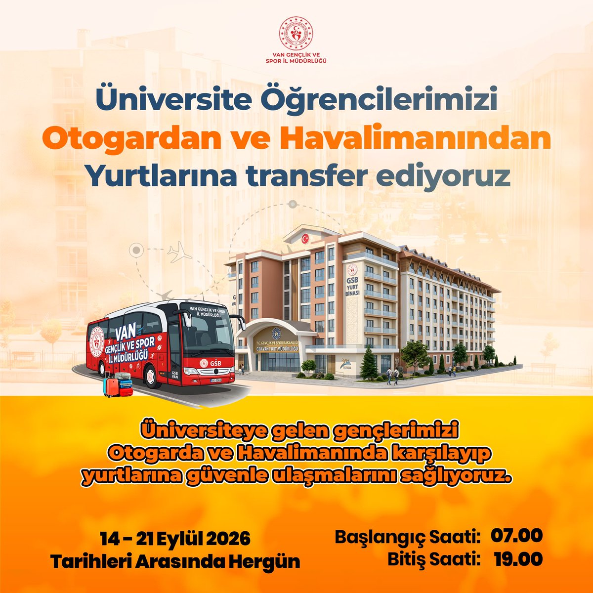 GSB_OzalpGM's tweet photo. Yeni dönem heyecanı başlasın!🎒

Üniversite hayatına atılan ilk adınızda yanınızdayız. Öğrencilerimizi otogardan ve havalimanından alıp, güvenle yurtlarına ulaştırıyoruz.Aileniz rahat, siz huzurlu olun; biz yolları sizin için kısaltıyoruz.

📍Nereden alıyoruz?
Otogar &amp; Havalimanı https://t.co/xnU0fcCSlD