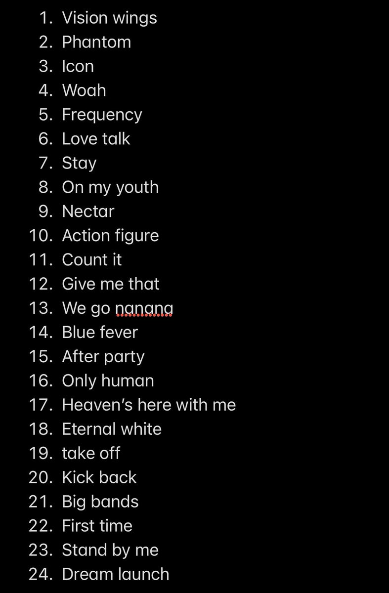 moonrisehyuka's tweet photo. born this way seoul d1 setlist https://t.co/mL4wkXfnCO