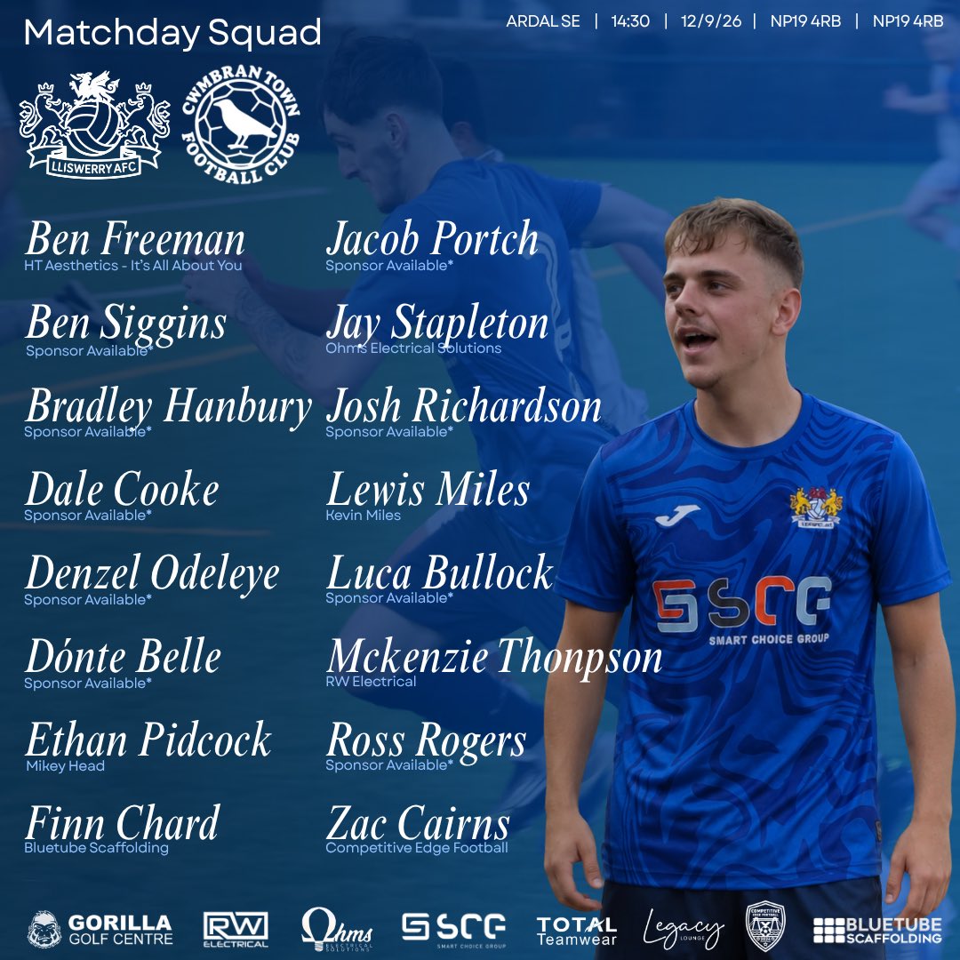LliswerryFC's tweet photo. Just over an hour till kick off for the first team at home against @CwmbranTown and the reserves on the road at @blaenavonblues . See you there!🦎
#UpTheLlizards💙⚽️🦎 https://t.co/aSkLUqba8y