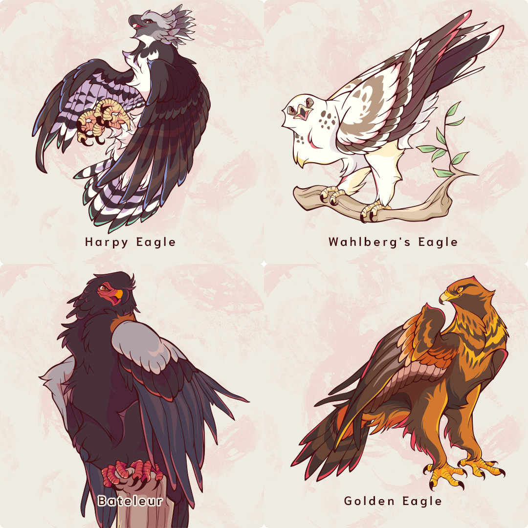 mofuwa's tweet photo. #全クリエイターに告ぐ鳥の作品を解放せよ
HAWKSとEAGLESたち https://t.co/e64sucIJo7