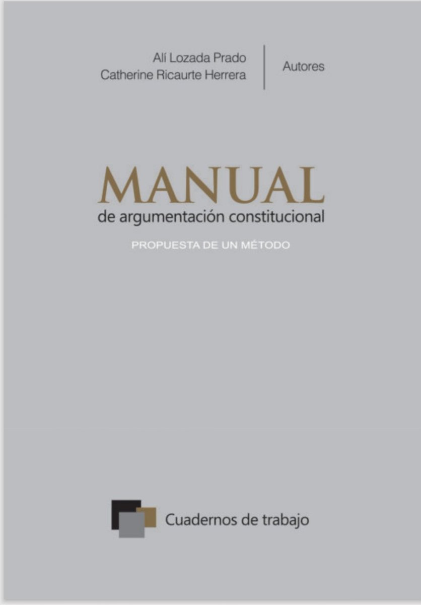 juangaleanorey's tweet photo. Manual de Argumentación Constitucional ⬇️
https://t.co/2TgS4k9nGg https://t.co/8Csr6zGoAq