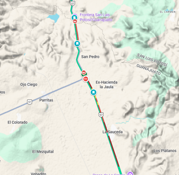 Monitor48910415's tweet photo. buen dia
@CAPUFE
@GN_Carreteras
@GN_MEXICO_
@088_GN
de su apoyo con información del tráfico en carr. Querétaro-SLP km 118 sentido SLP, a la altura del San Diego https://t.co/omgtEoyr70
