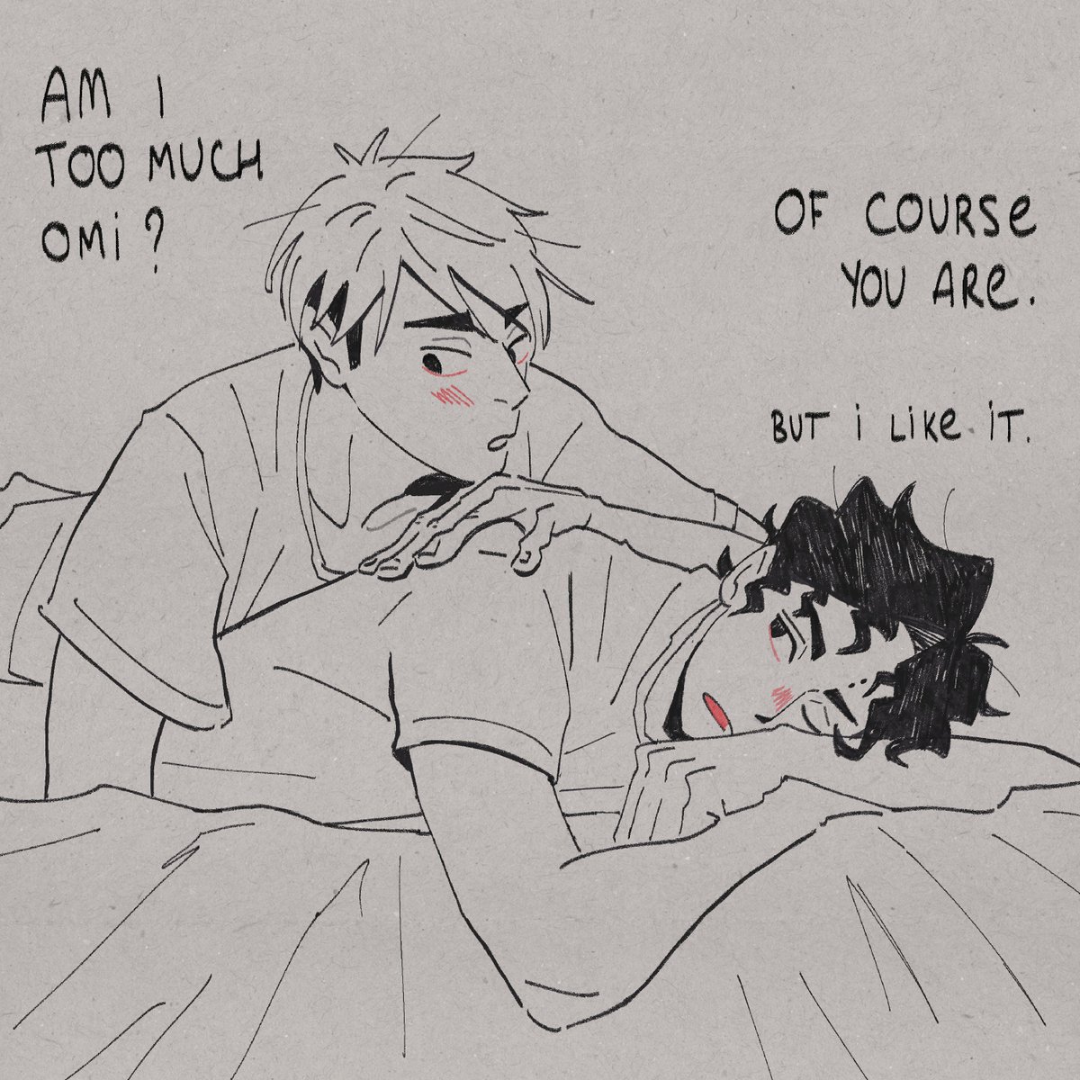 mirano_draws's tweet photo. silly doodles ✏️ #sakuatsu (I like to think Atsumu would have rare moments of doubts and self consciousness) https://t.co/fdgbeU5AZ9