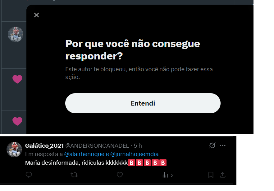 VieraAlair's tweet photo. @ANDERSONCANADEL Pois eh franguinha, vc é igual seu time
sai fazendo cagada por ai e acha que não vai dar em nada... kkkkkkkkk
CUIDADO HEIM a série D é logo ali viui? 🤣🤣🤣 https://t.co/RgiQcdp2dc