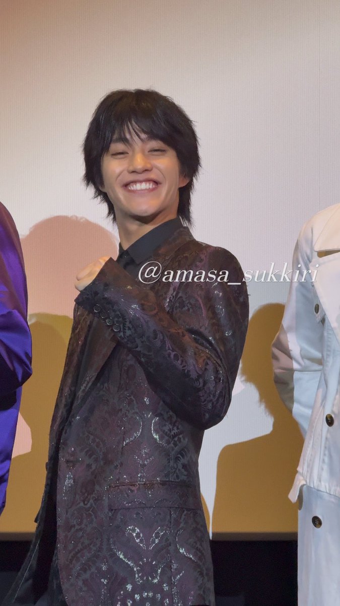 amasa_sukkiri_'s tweet photo. #マッチモンド 公開おめでとうございます🎉

アクションシーンはもちろんのこと、コミカルなシーンや１つ１つのSEまでもが、全て見応えがあってすごかった😭💘
何回でも見たいし、シーズン2が絶対に見たい‼️😆

#マッチモンドにいいね
#醍醐虎汰朗 

⬇️本日の満点笑顔してくれたこたくん🤩 https://t.co/C4q3ZMFzCn