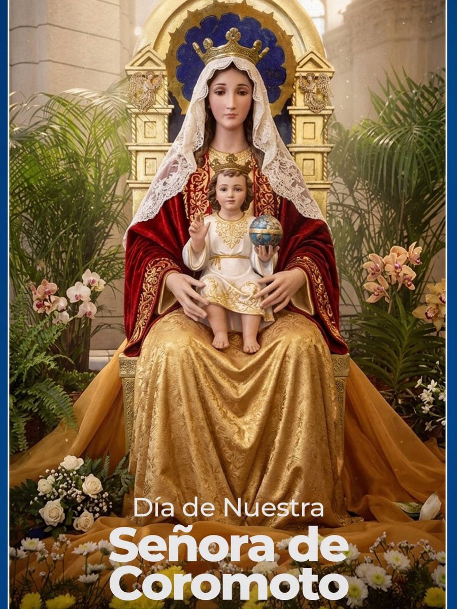 EmbCongo_ve's tweet photo. Hoy honramos a Nuestra Señora de Coromoto, Patrona de Venezuela, que acompaña y protege a nuestro pueblo. Recibimos su bendición para seguir adelante con la mirada puesta en el futuro.
@Cancilleria_ve @plasenciafelixr 
#BringThemBack
#FreeThemNow
#FreeMaduro
#FreeCilia https://t.co/ouEPGubCsK