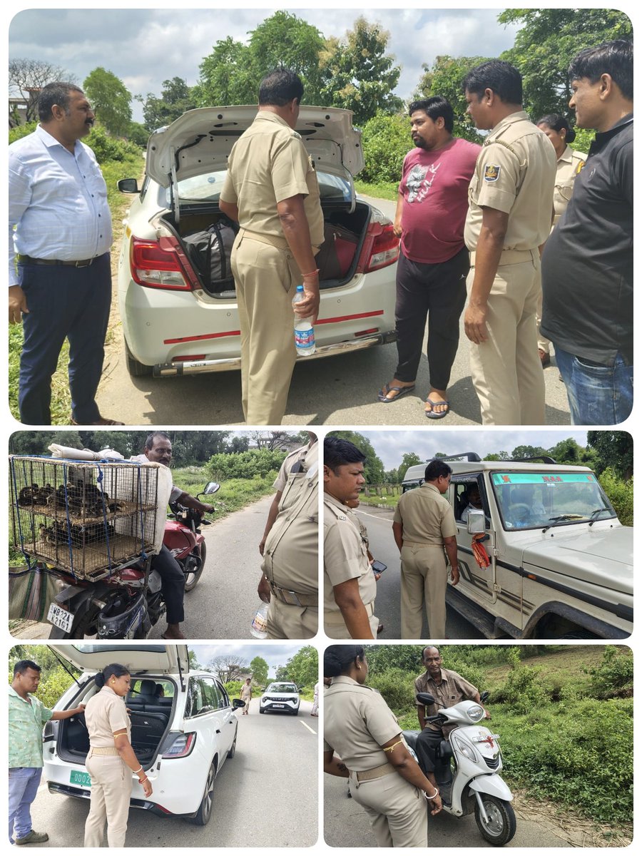 SpSambalpur's tweet photo. Govindpur PS conducted Motor Vehicle (MV) checking in the Gorposh OP area to ensure compliance with traffic rules, promote road safety and prevent traffic violations.
#SambalpurPolice #GovindpurPS #GorposhOP #MVChecking #RoadSafety https://t.co/hhDszdYHpv