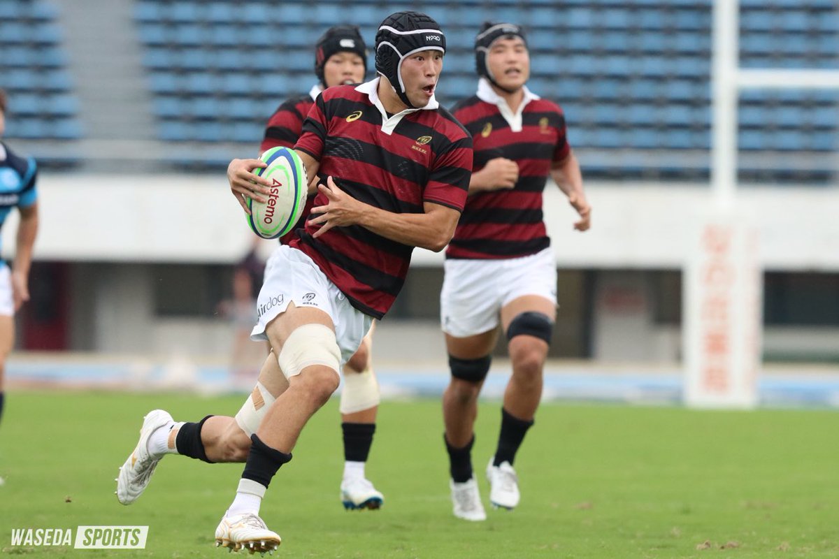 waseda_sports's tweet photo. 【ラグビー】関東大学対抗戦　対日体大　試合終了

○早大　69ー０　日体大

　迎えた後半、両者共にペナルティーを犯し、試合はこう着した状態が続く。しかし、連続トライをきっかけに再び攻撃を開始した早大。交代した選手の活躍もあり、最後まで日体大を0点で抑え、開幕戦を白星で飾った

#sousuporugby #wasedarugby #早稲田ラグビー