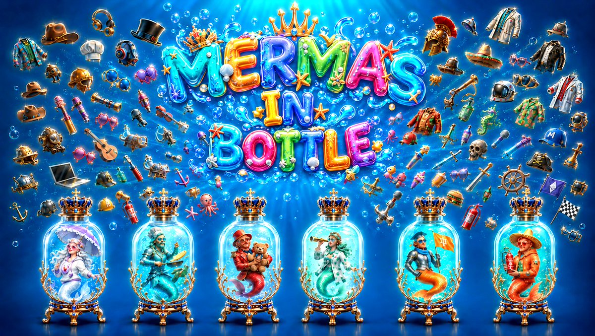 JavidranLabs's tweet photo. First Lab: @MermasInBottle 

Javidran Labs enters the Web3 world with its first PFP project: a collection of 1,000 unique characters from the Mermas species, featuring unexpected combinations of elements from the human world, built on Ethereum

Stay Tuned...

#Ethereum #Web3 #PFP https://t.co/NB9R7oL85r