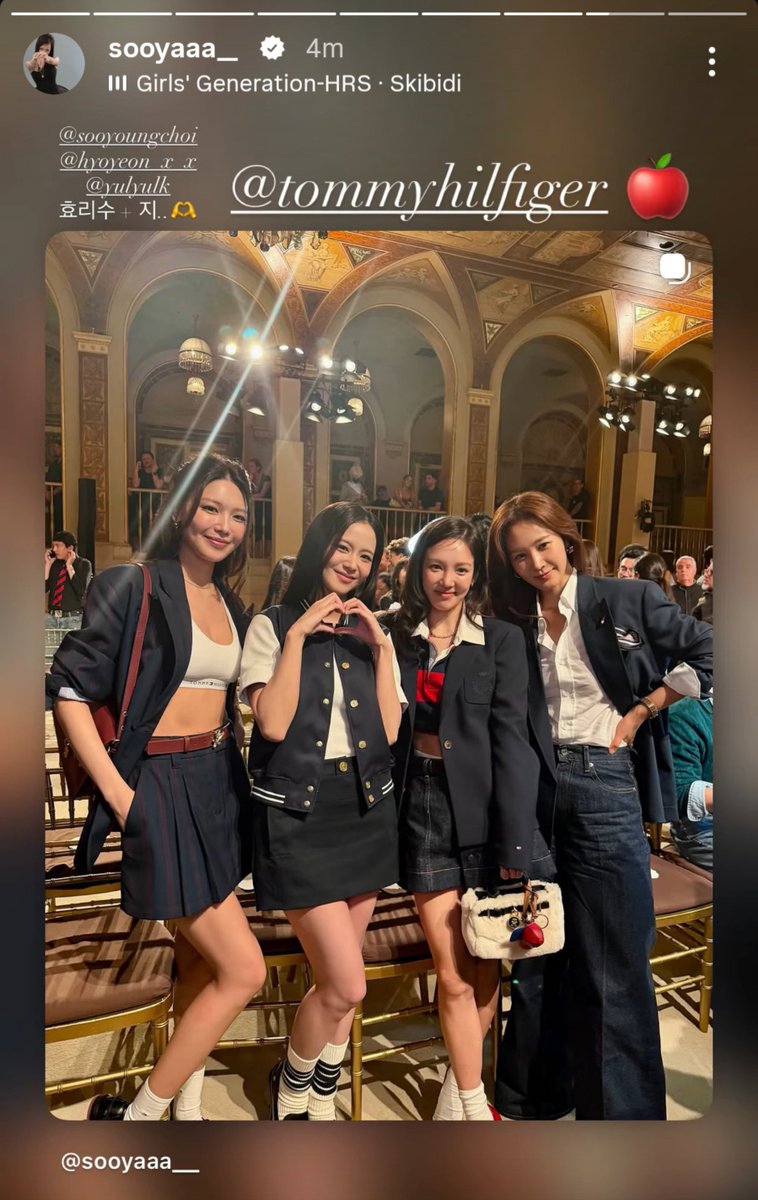 actressooyaaa's tweet photo. jisoo ig story update and she tagged hyorisoo 😭 https://t.co/npk4aVHhlg